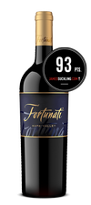 Bottle shot for 2017 Fortunati Malbec with 93 point score